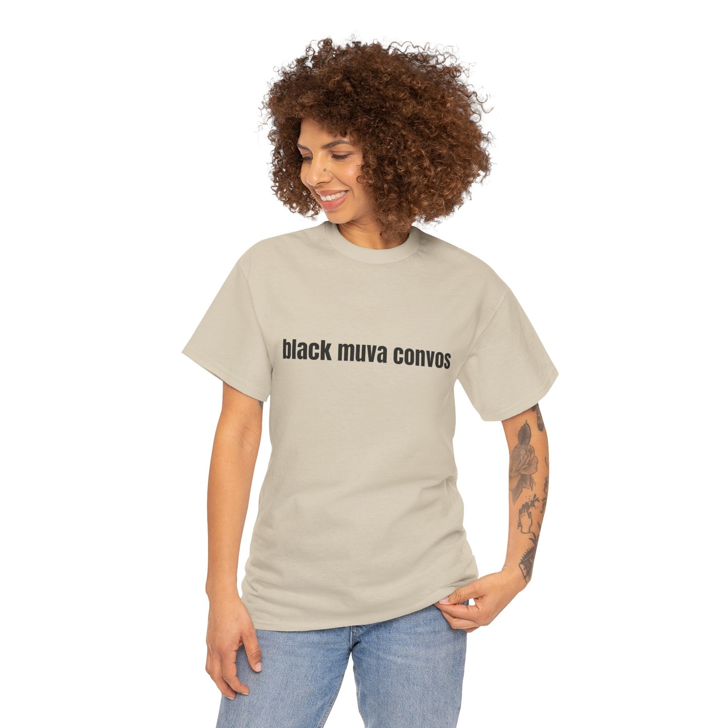 Black Muva Convos Signature Tshirt for Moms