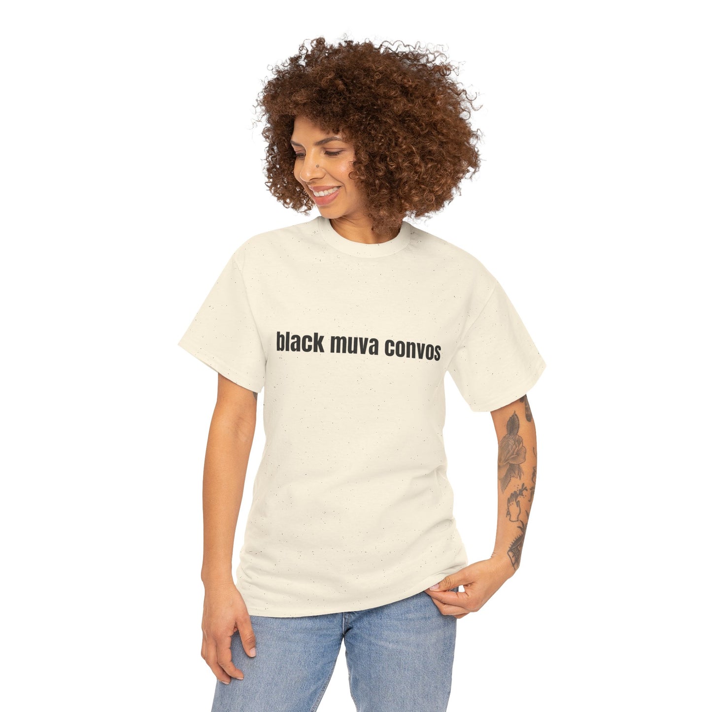 Black Muva Convos Signature Tshirt for Moms
