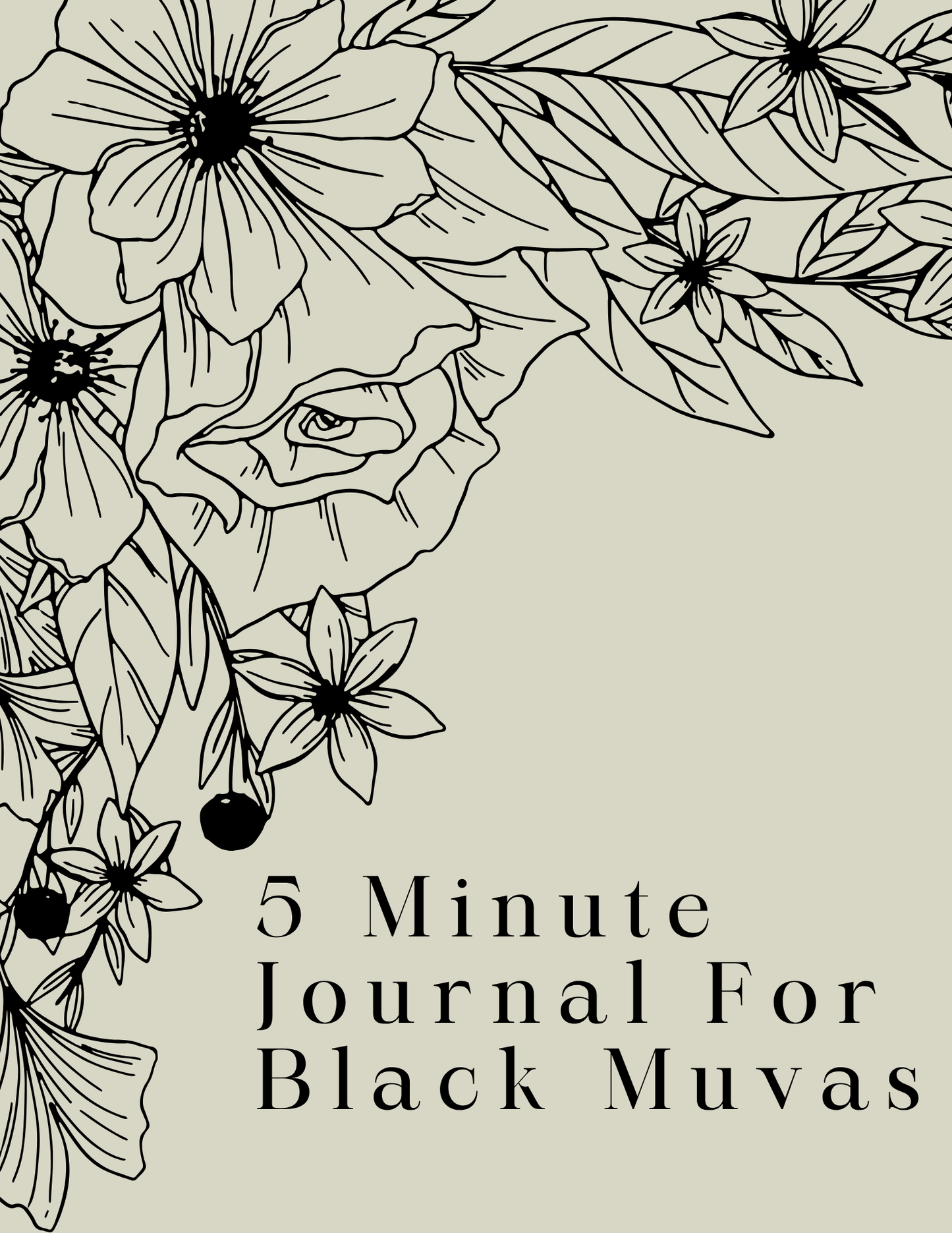 5 Minute Journal for Black Muvas