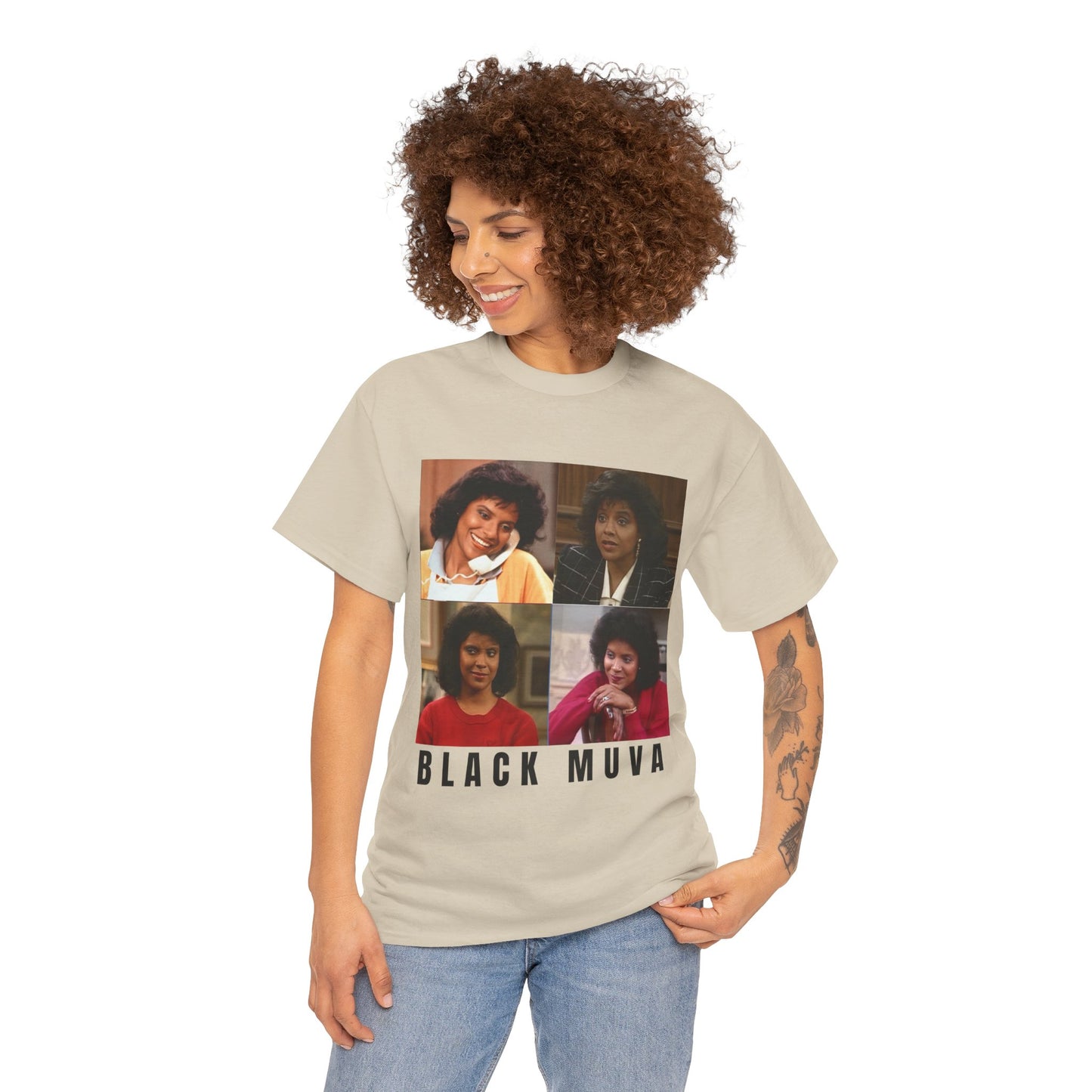 Claire Huxtable Black Muva Tshirt for Moms